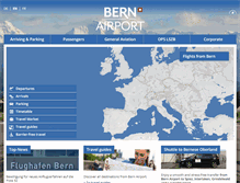 Tablet Screenshot of flughafenbern.ch